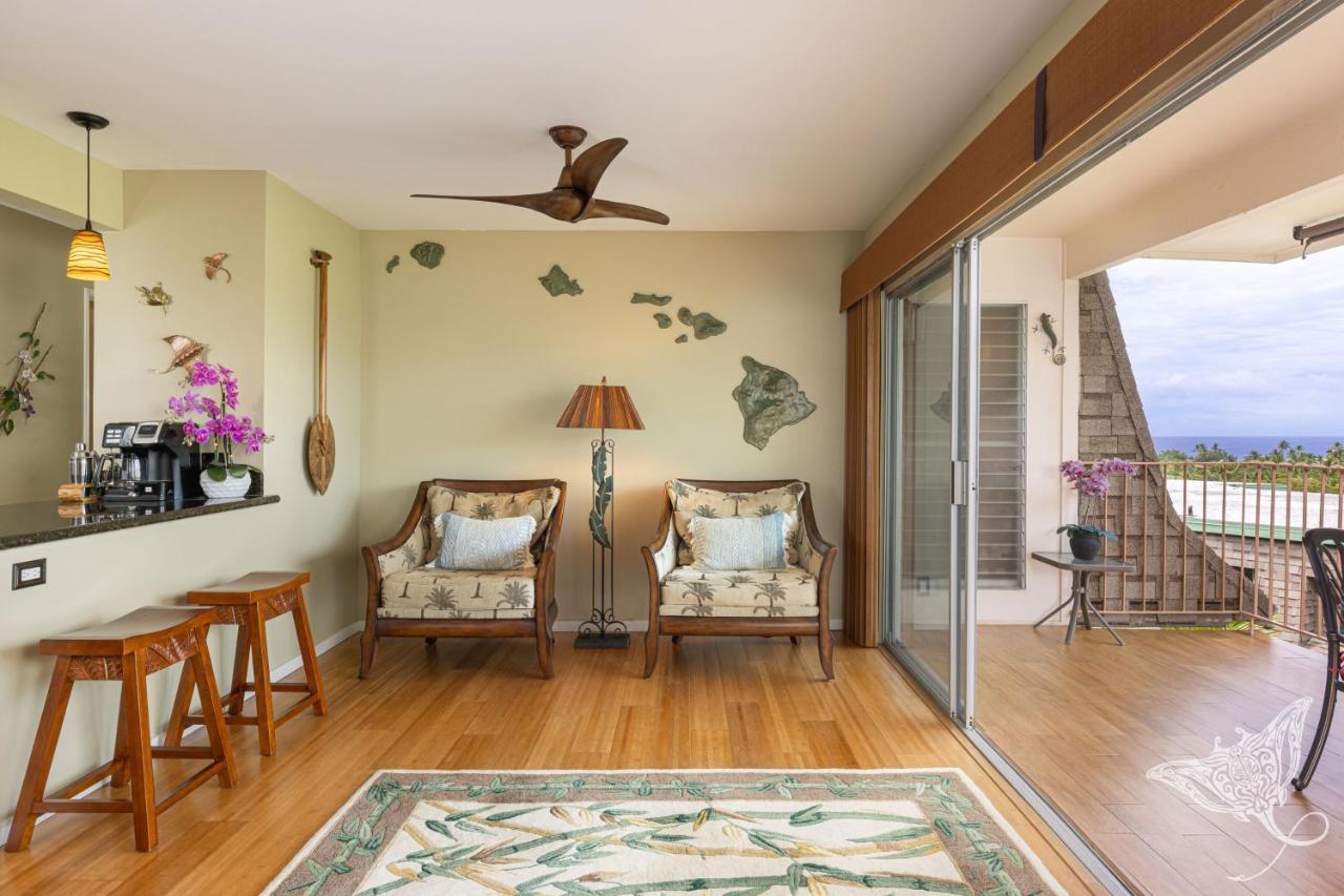 Hale Hahalua - Serenity And Ocean Views In Kailua-Kona At Keauhou Akahi Above Keauhou Bay Exterior foto